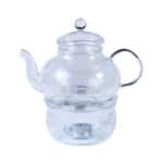 Glass Teapot with Strainer and Burner (800ml)