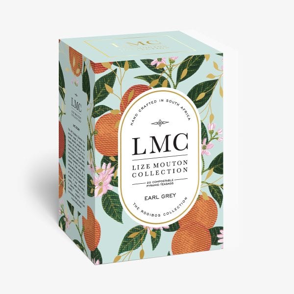 Lize Mouton Collection 20 Teabags Box - Earl Grey Rooibos Tea