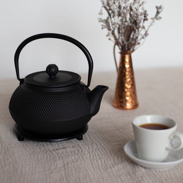 Cast Iron Teapot - Black (800ml) - Image 2
