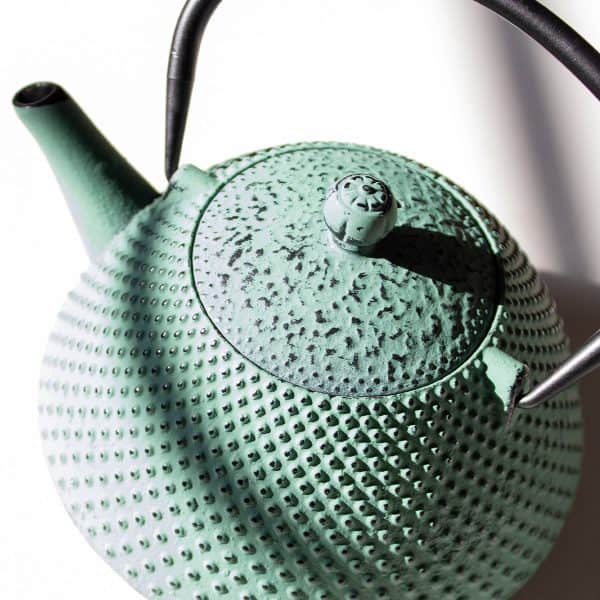 Cast Iron Teapot - Sage Pear-Shaped (700ml) - Image 4