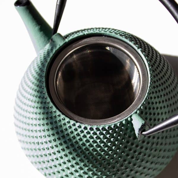 Cast Iron Teapot - Sage Pear-Shaped (700ml) - Image 5