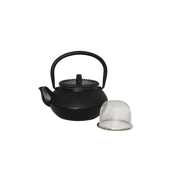 Small Cast Iron Teapot - Black (300ml) - Image 3