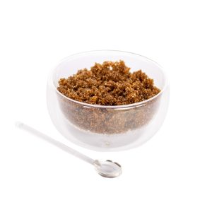 Double Wall Glass Sugar Bowl and Spoon (250ml)