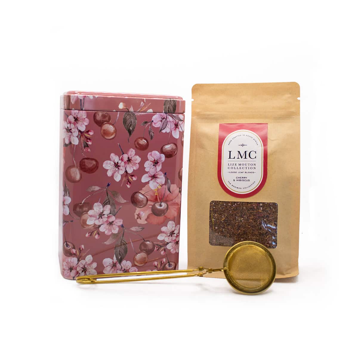 LMC Cherry and Hibiscus Loose Leaf Tea Combo (100g)