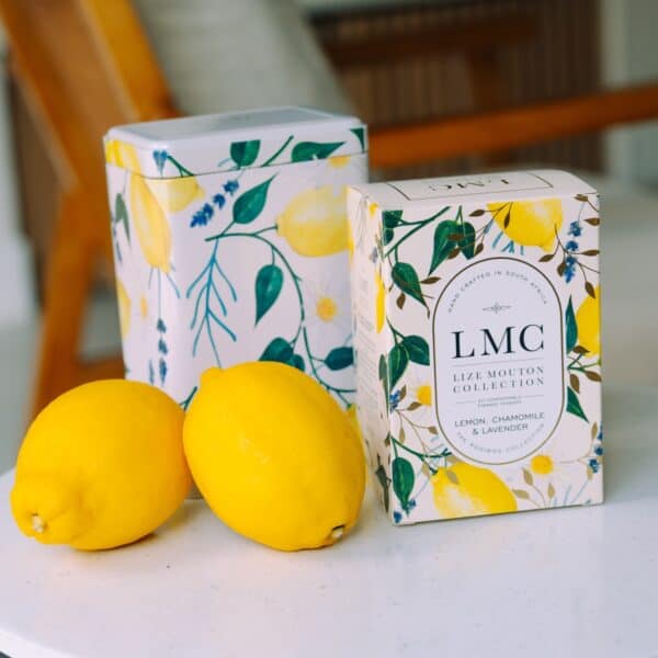 LMC Lemon, Chamomile and Lavender in Lemon Tin (20 Teabags) - Image 2
